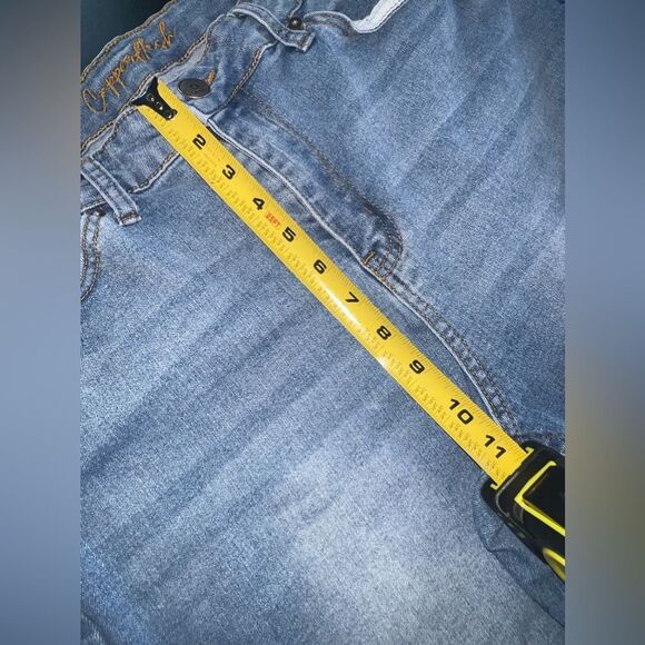 Copperflash Plus High Rise Slim Straight Cropped Jeans Size 16W EUC - Picture 12 of 13